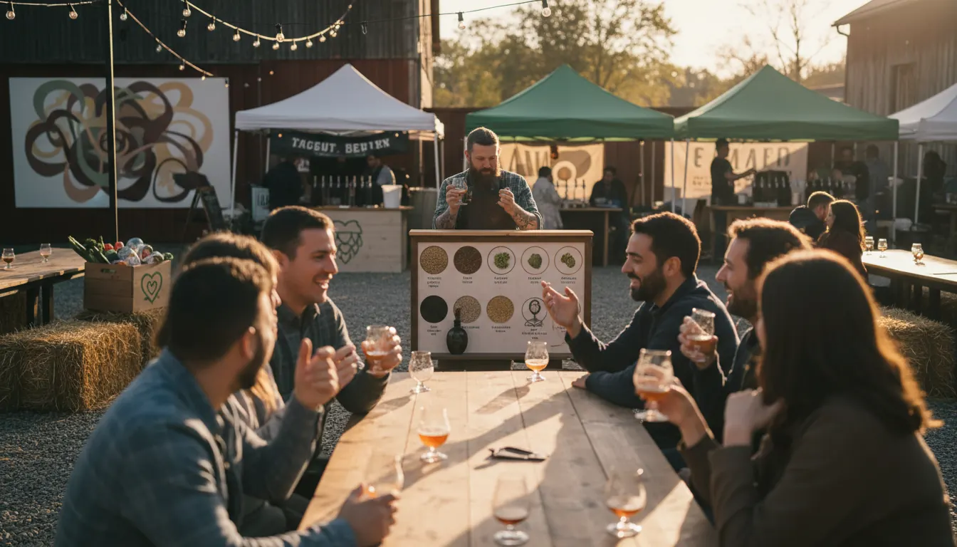 Intimate craft beer charity festival with educational focus and community atmosphere